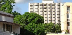 Le siège de la SNPC, dans le centre de Brazzaville, où Nizar Ben Abdallah, patron de la société parisienne Consosystem, était chargé de mettre en place un nouveau système informatique.