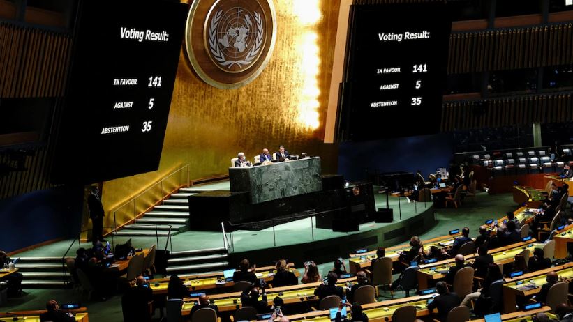 Vote à l’O.N.U : les démocratures et dictatures dont le Congo se rangent du côté de la Russie
