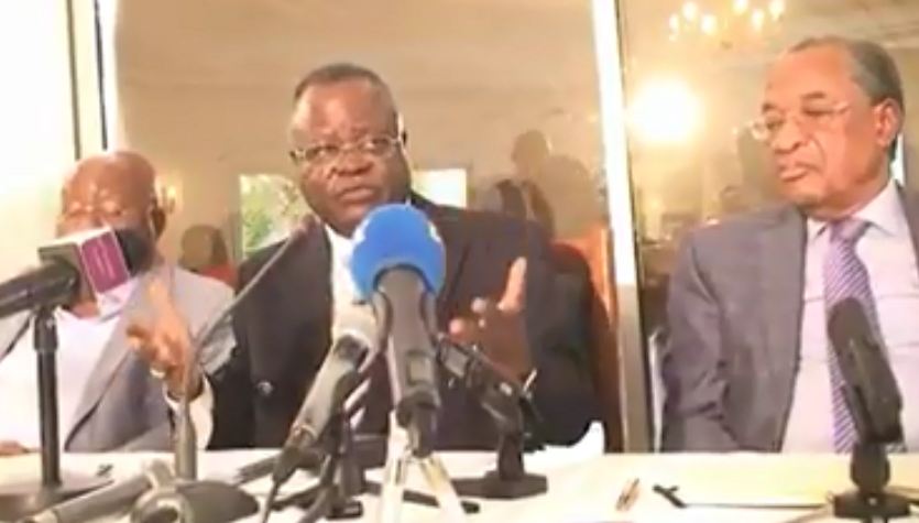Conférence de Presse du Collectif des Partis de l’opposition congolaise : Non aux élections [Vidéo]