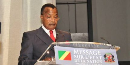Résultat de recherche d'images pour "sassou nguesso devant le parlement"