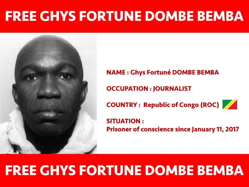 Ghys Fortuné Dombé-Bemba libéré sans jugement