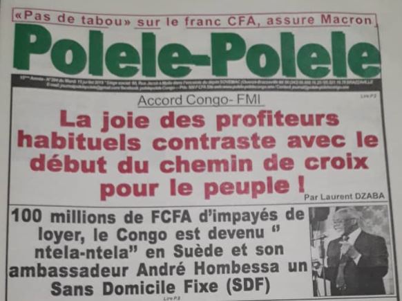 Accord entre le FMI et le Congo: La joie des profiteurs habituels contraste avec le début du chemin de croix pour le peuple !