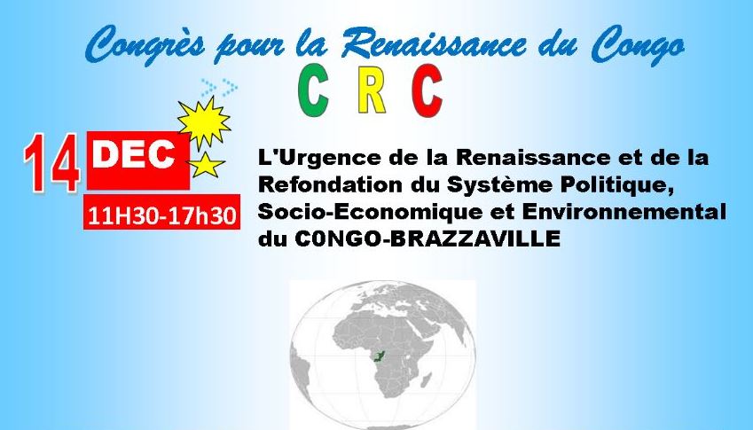 14 Décembre 2019 : Sortie officielle du Congrès pour la Renaissance du Congo (CRC)