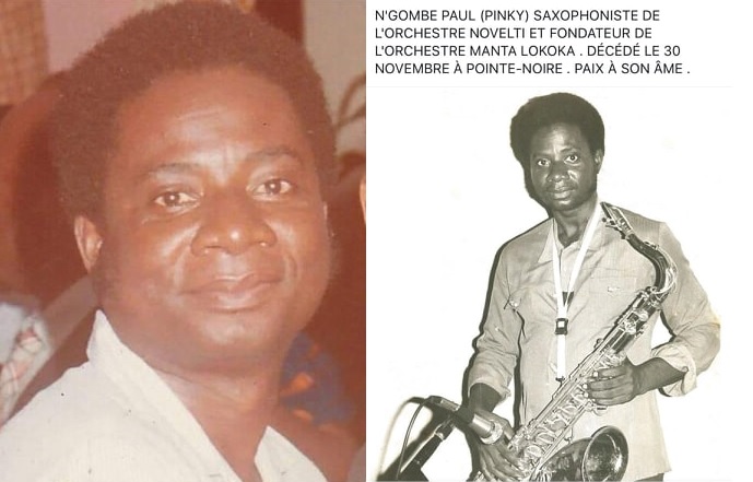 Disparition de Paul Ngombé « Pincky », la grande figure du Saxophone