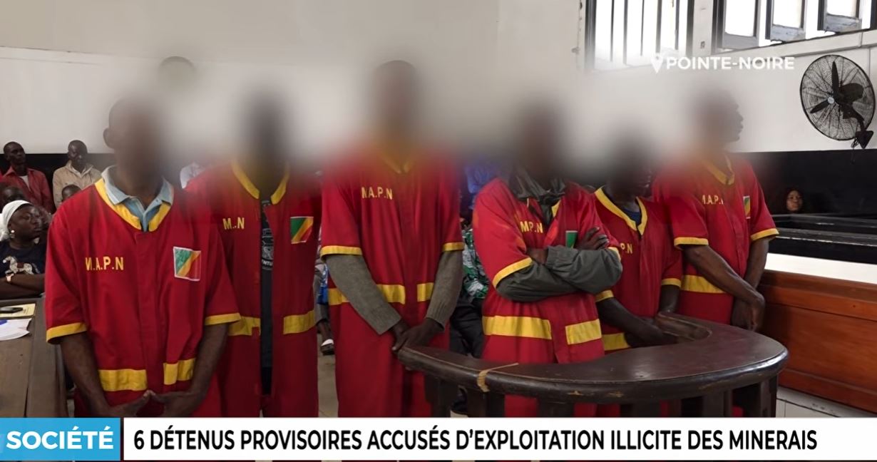 6 détenus provisoires accusés d’exploitation illicite des minerais